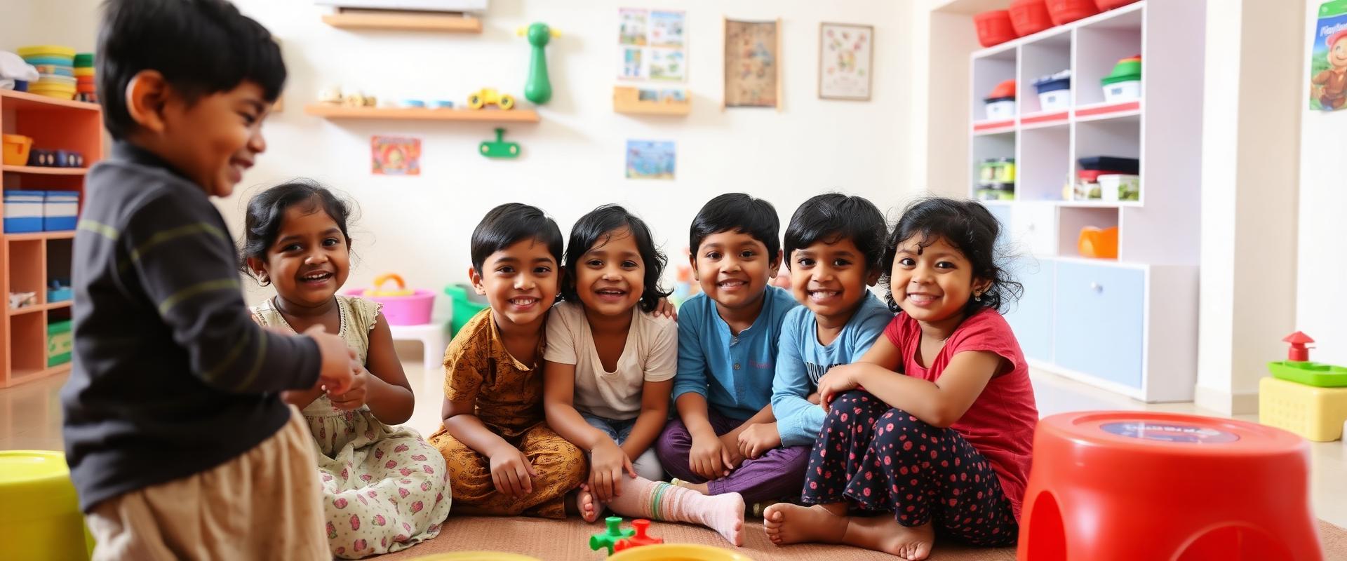 Happy children at Care Therapy Centre Coimbatore